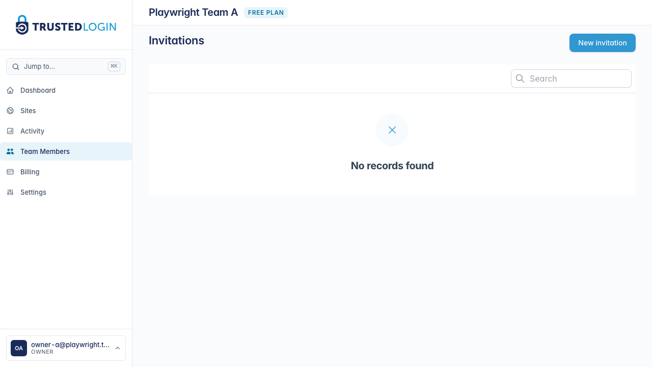 Review pending invitations