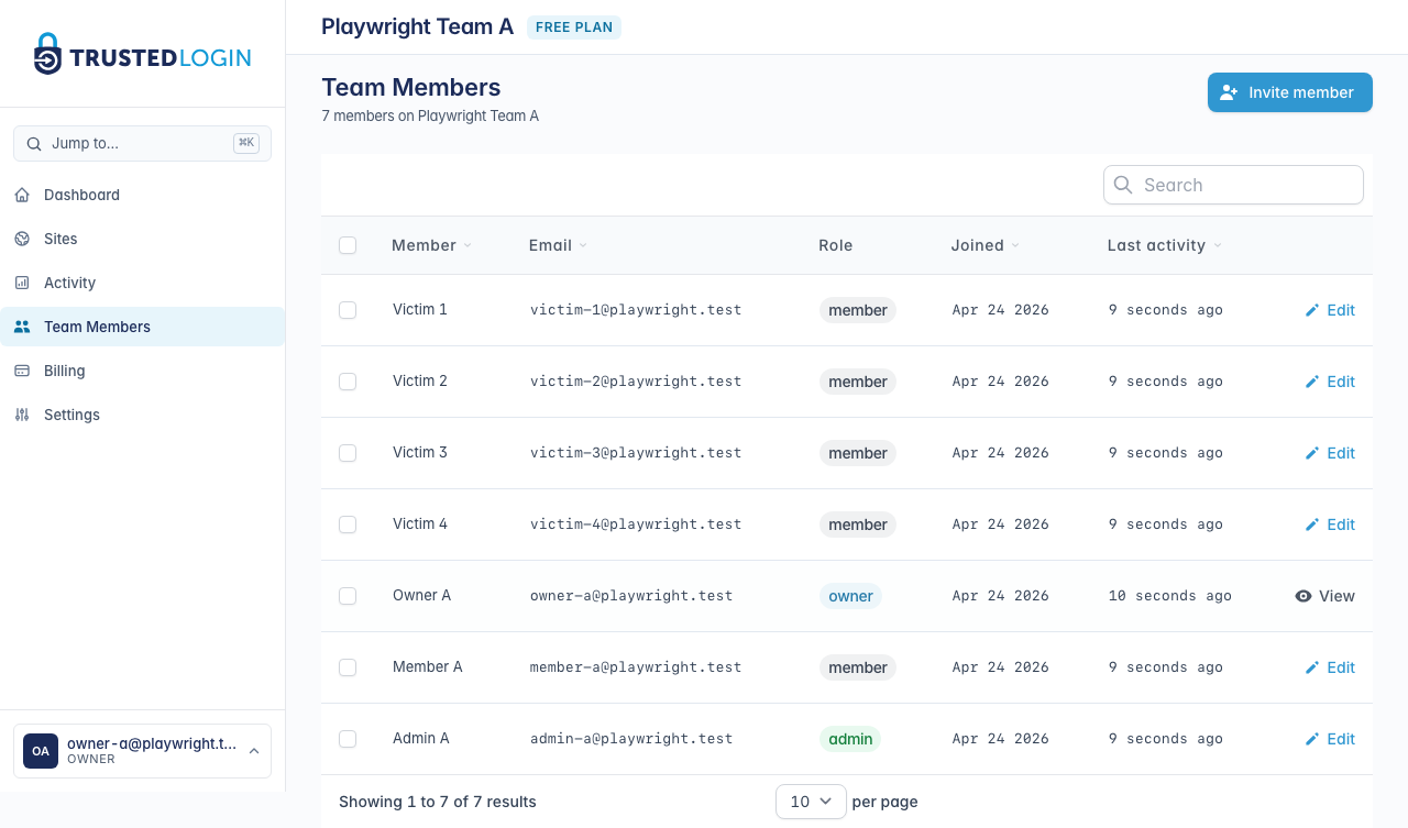 Change a teammate's role or remove them
