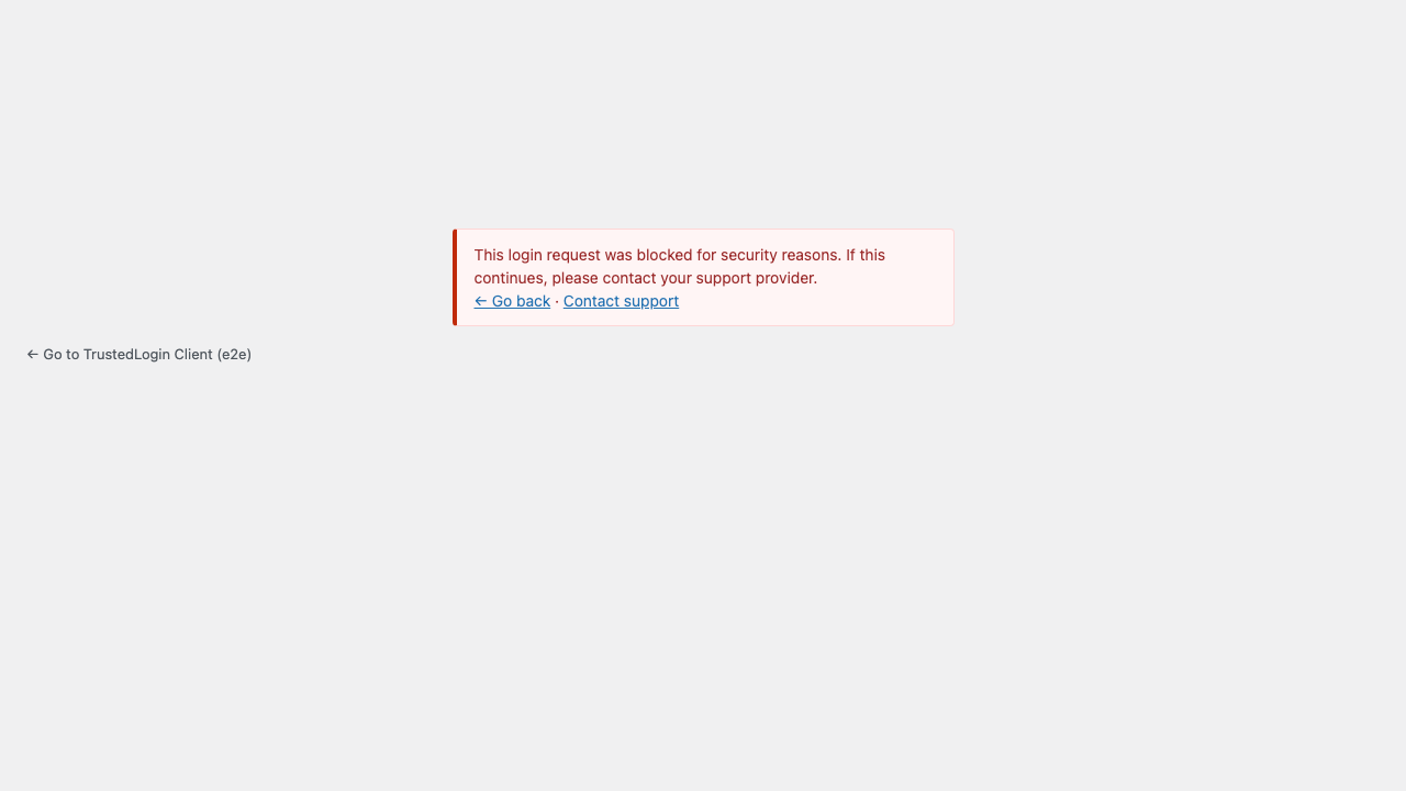 Security-check failed